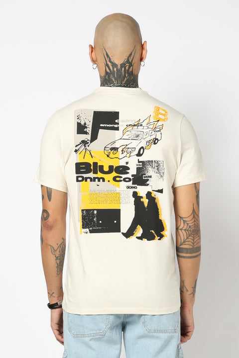 ECRU GRAPHIC PRINTED TEE - T Shirt - 2503301164