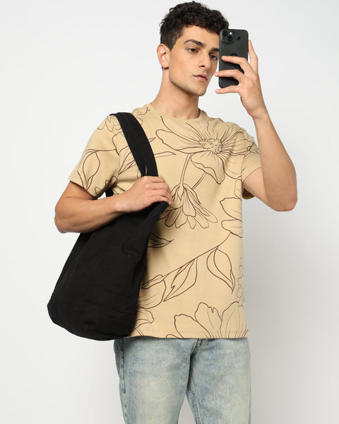 ELION Floral Printed T-Shirt - T-Shirt - 2411300946
