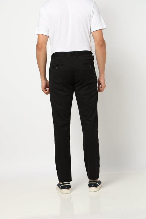 ENLOR Black Tapered Trouser - Trousers - 240340073