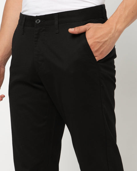 ENLOR Black Tapered Trouser - Trousers - 240340073