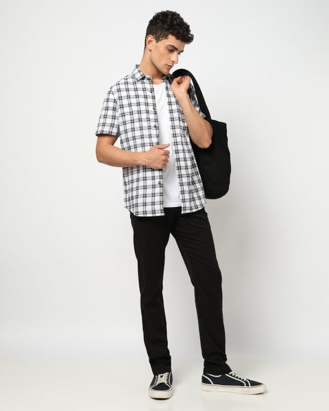 ENLOR Black Tapered Trouser - Trousers - 240340073