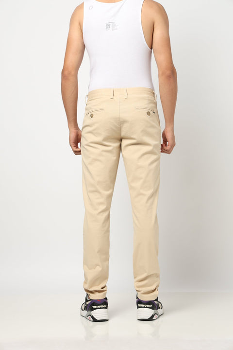 ENLOR Cream Tapered Trouser - Trousers - 240340091