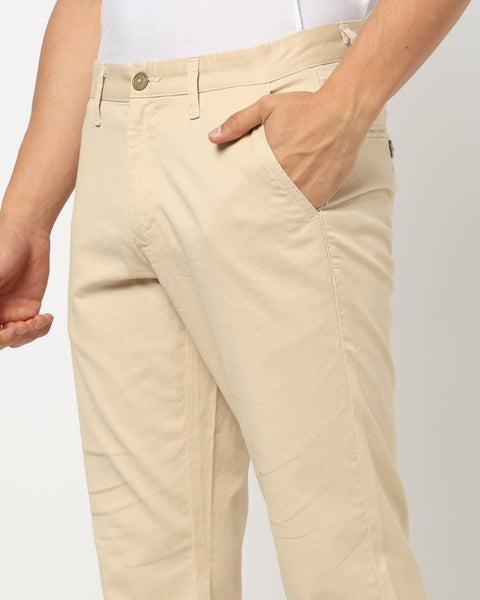 ENLOR Cream Tapered Trouser - Trousers - 240340091