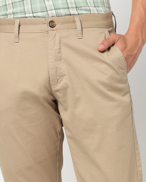 ENLOR Khakhi Tapered Trouser - Trousers - 240340079