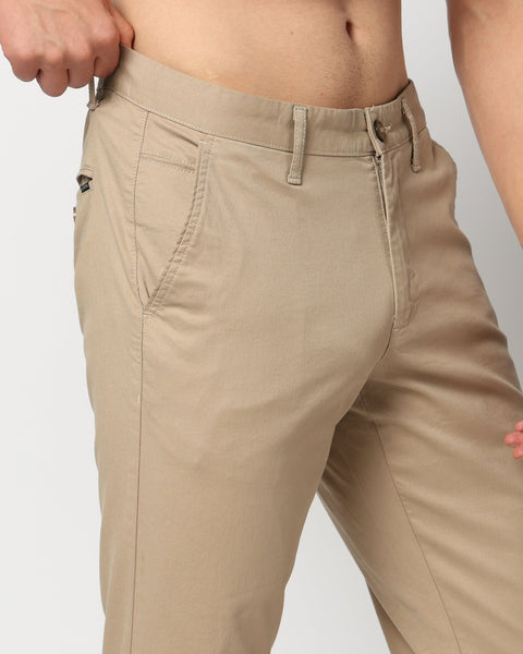 ENLOR Khakhi Tapered Trouser - Trousers - 240340079