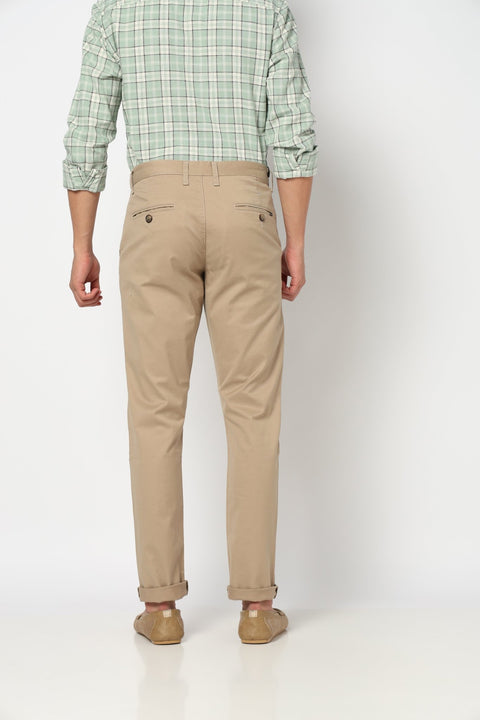 ENLOR Khakhi Tapered Trouser - Trousers - 240340079