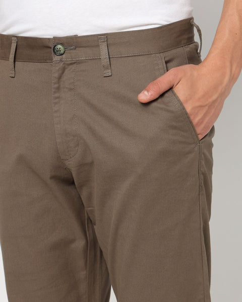 ENLOR Light Olive Tapered Trouser - Trousers - 240340067