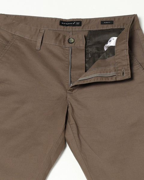 ENLOR Light Olive Tapered Trouser - Trousers - 240340067