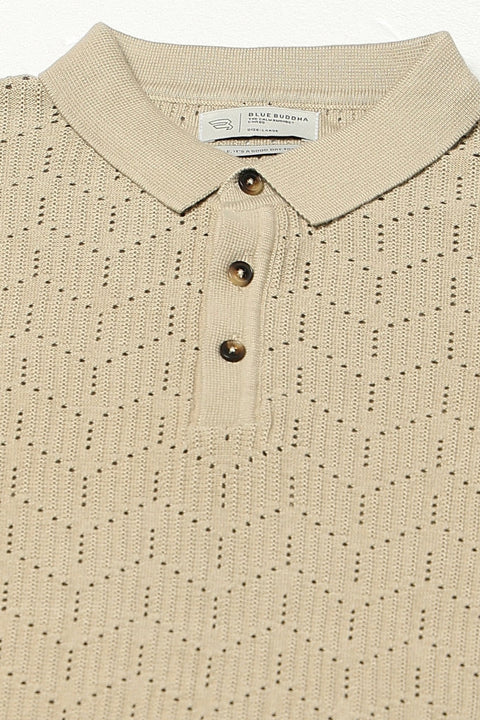 Fawn Flatknit Polo - T-Shirts - 2505301174