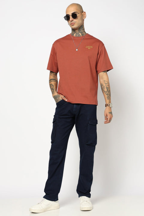 GRAPHIC OVERSIZED ROUND NECK TEE - T Shirt - 2409300645