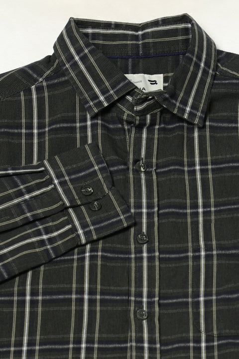 GREEN TARTAN CHECKERED SHIRT-Shirt - 241029499