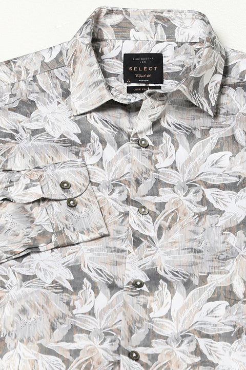 Grey Abstract Printed Shirt - Shirt - 241230077