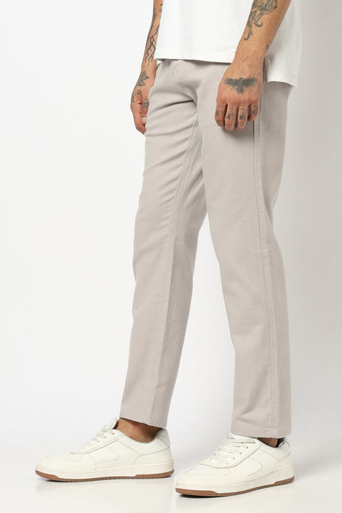 GREY MENS SLIM TRAVELLER FIT TROUSER - Trousers - 250740715