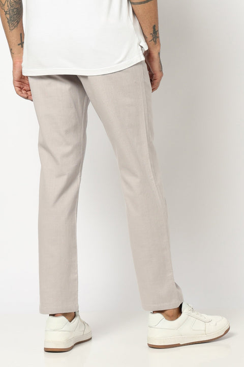 GREY MENS SLIM TRAVELLER FIT TROUSER - Trousers - 250740715