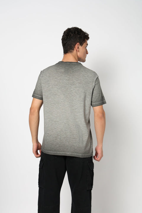 JAREX Charcoal Round Neck T Shirt - T-Shirt - 230830756