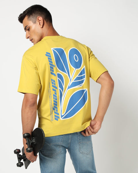 Lemon Yellow Graphic Tee - T Shirt - 2409300653