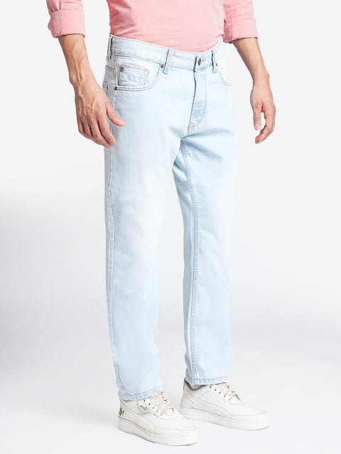 Light Blue Ankle Fit Jeans - Jeans - 230810657