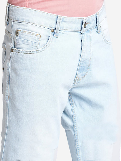 Light Blue Ankle Fit Jeans - Jeans - 230810657