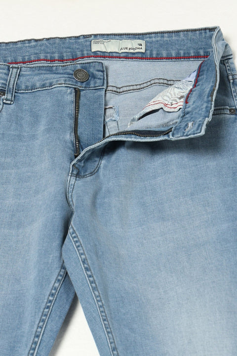 LIGHT BLUE PLAIN SLIM FIT JEANS - Jeans - 250710389