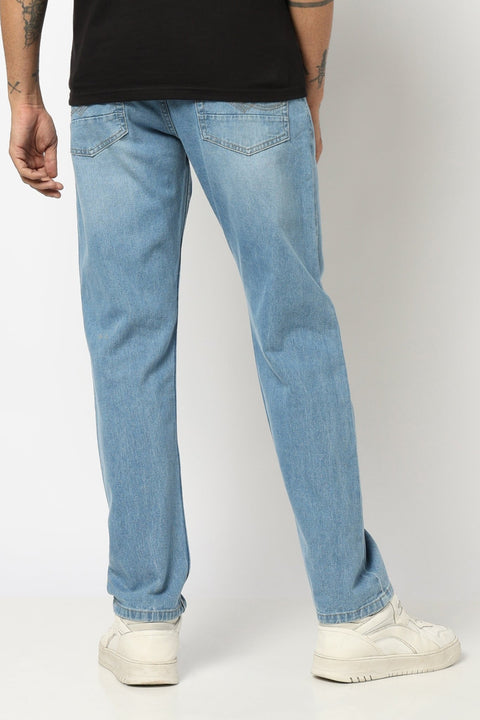 LIGHT BLUE RELAXED FIT MENS JEANS - Jeans - 250610343