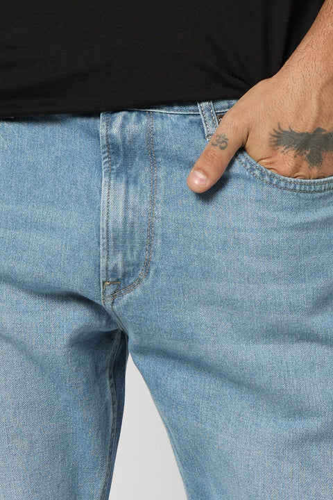 LIGHT BLUE RELAXED FIT MENS JEANS - Jeans - 250610343