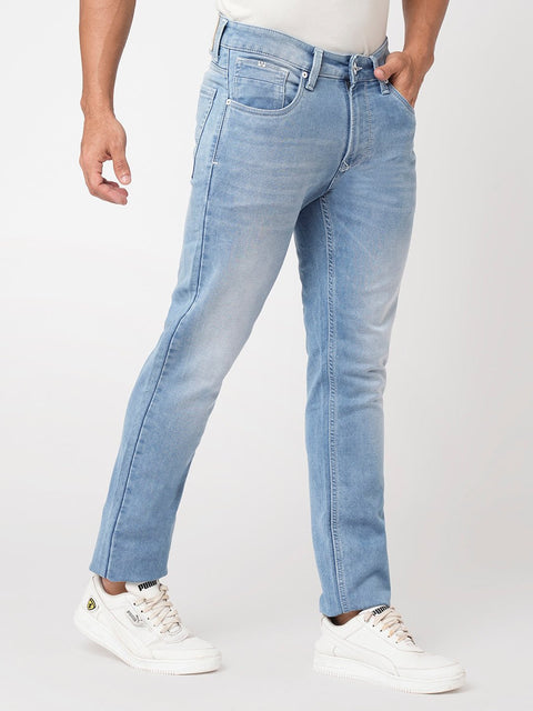 Light Blue Slim Fit Jeans - Jeans - 230710562
