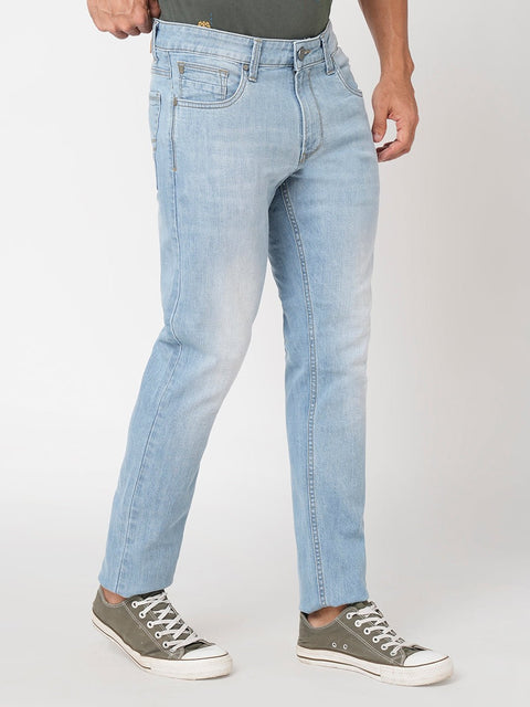 Light Blue Slim Fit Jeans - Jeans - 230710512