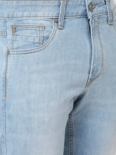Light Blue Slim Fit Jeans - Jeans - 230710512