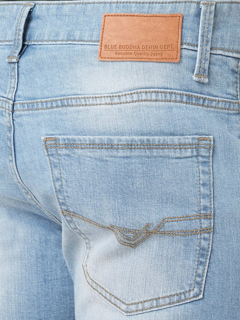 Light Blue Slim Fit Jeans - Jeans - 230710512