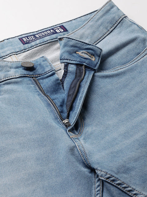 Light Blue Slim Fit Stretchable Jeans - Jeans - 230710557
