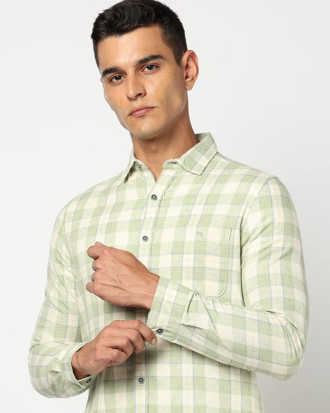 Light Mint Tailored Fit Shirt - Shirts - 250531188