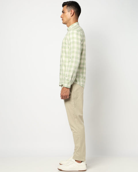 Light Mint Tailored Fit Shirt - Shirts - 250531188