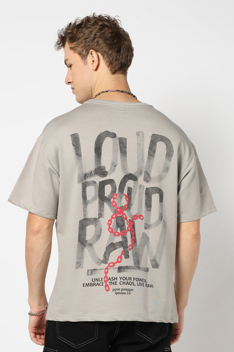 Loud Proud Raw Tee - T shirts - 2505301226