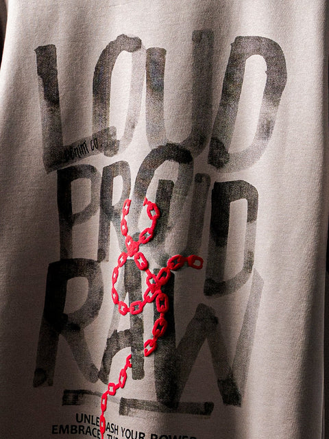 Loud Proud Raw Tee - T shirts - 2505301226
