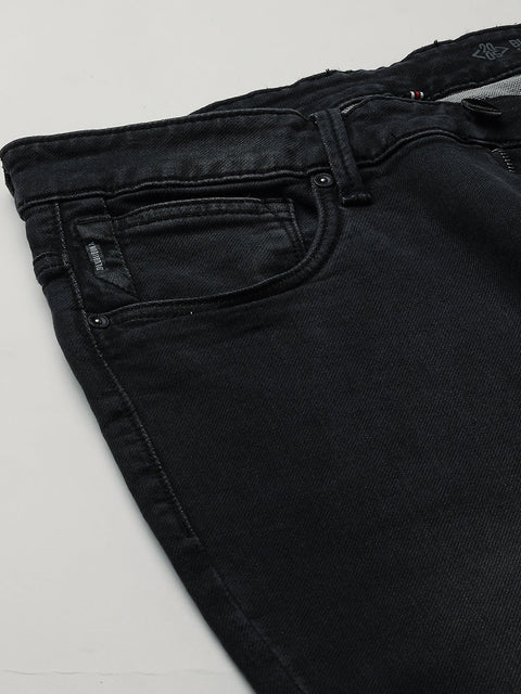 Mid Black Slim Fit Jeans - Jeans - 230110012