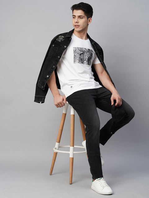Mid Black Slim Fit Jeans - Jeans - 221211152