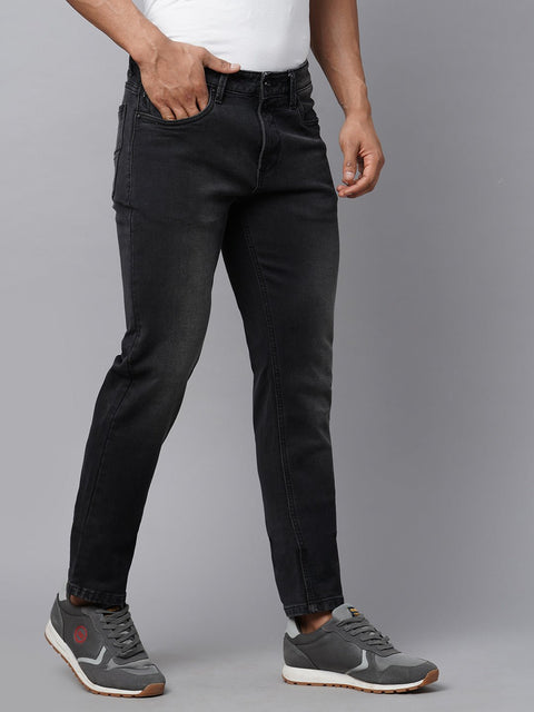 Mid Black Slim Fit Jeans - Jeans - 230110012