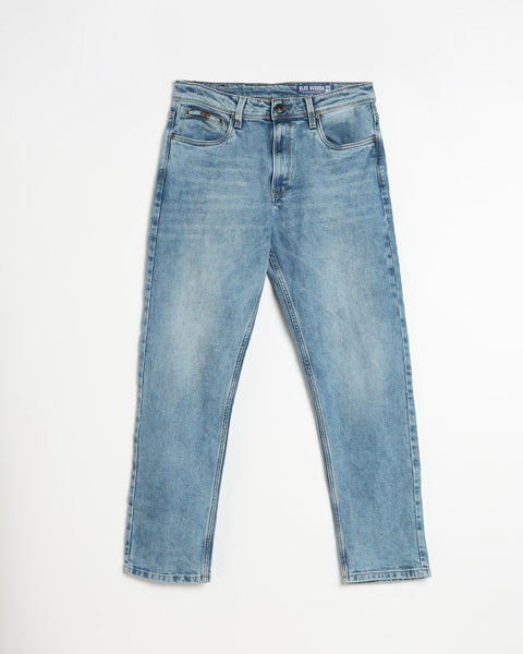 Mid Blue Relaxed Fit Jeans - Jeans - 240310179