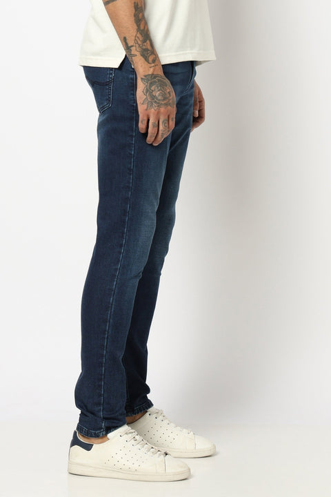 MID BLUE STRAIGHT FIT MENS JEANS - Jeans - 250710444