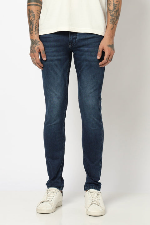 MID BLUE STRAIGHT FIT MENS JEANS - Jeans - 250710444