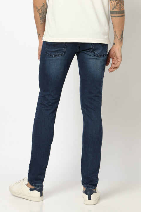 MID BLUE STRAIGHT FIT MENS JEANS - Jeans - 250710444