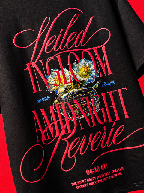 Midnight Reverie Graphic Tee - T shirts - 2505301222
