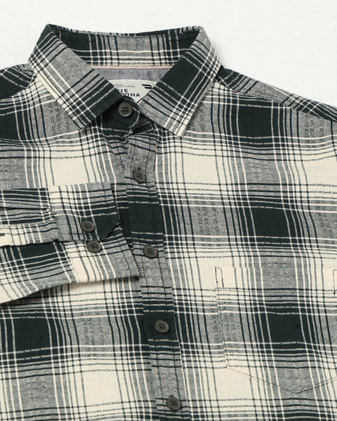 NOXEN Green Checkered Shirt - Shirt - 250331028