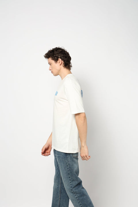 Off White Printed Oversized T SHIRT - T-Shirt - 240500351