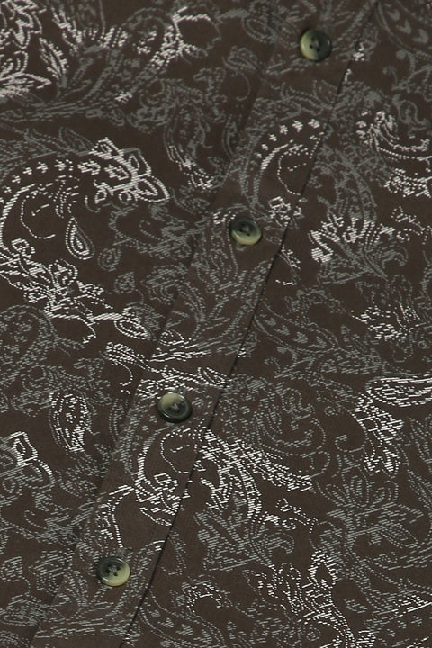 Olive All Over Printed Shirt - Shirt - 241029429
