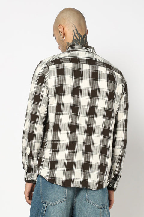 OLIVE BUFFALO CHECKERED SHIRT-Shirt - 250731991