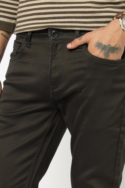 OLIVE SLIM FIT MENS JEANS - Jeans - 250610358