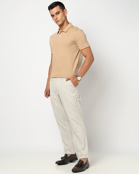 Rosy Brown Relaxed Fit Trouser - Trouser - 250640305