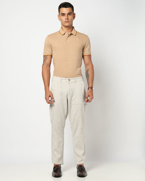 Rosy Brown Relaxed Fit Trouser - Trouser - 250640305