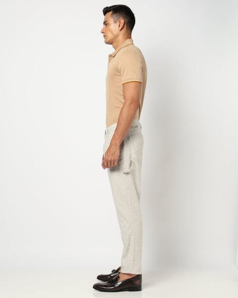 Rosy Brown Relaxed Fit Trouser - Trouser - 250640305